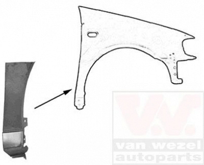 VAN WEZEL 5824156 -  Крыло